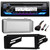 JVC KD-T92MBS Single DIN Marine MotorSports Bluetooth USB AUX AM/FM Radio Stereo SiriusXM Ready CD Player Receiver Bundle with Harley 98-2013 FLHX Install Adapter Kit, Weather Shield Radio Cover