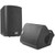 Pyle PDWR52BTBK 5.25'' 240 Watt Max Power Wall Mount Waterproof & Bluetooth Indoor/Outdoor Black Speakers (Pair)