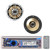 2 Silver 6.5"330W Marine Polk Audio Speakers,Marine Bluetooth CD iPod Dual Radio