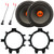 One Pair (QTY 2) of JBL SHOCKWAVE150W65 6.5" 300 Watt Max Power Midrange Woofer Car Audio Speakers, Speaker Wire Harness, 2x Speaker Mounting Bracket Adaptor (Bundle Fits Select 1995-2009 GM Vehicles)