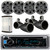 Kenwood KMR-D368BT Marine Boat Yacht CD MP3 Bluetooth Stereo AM/FM iPod iPhone Radio Player, Pair of Kicker 41KM652C 6.5" 2-Ohm Marine Speakers, Kicker 12KMTES 6.5-inch Tower Enclosure, Kicker 40KXM400.4 4-Channel 400 Watts Marine Amplifier