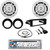 Bluetooth CD Marine Radio,Harley FLHX DIN Kit,Antenna,6.5"100W Speakers/Adapters