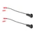 2x JBL Stage3 68MF 6.5" 560 Watt Max Power 3-Way Car Audio Speakers, 2x 5.25" or 6.5" Speaker Mounting Bracket Adapters, Speaker Wire Harness (Bundle Fits Select 1995-2009 GM Vehicles)