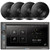 Blaupunkt Orlando 750 6.9" Touchscreen Double DIN Bluetooth USB AM/FM Radio Car Audio Receiver Bundle Combo Two Pairs (QTY 4) Of Pioneer TS-G1620F 6.5" 300W Max Power 2-Way Coaxial Automotive Speakers