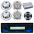 JVC KD-T92MBS Single DIN Marine MotorSports Bluetooth USB AUX Stereo SiriusXM CD Player Receiver, 4x Lanzar 400W 6.5'' Marine Silver Speakers, Pyle 4 Channel Waterproof Amplifier (White), Wired Remote