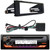 JVC KD-T92MBS Single DIN AM/FM Radio Stereo CD Player Bluetooth USB AUX Receiver Bundle with Enrock Harley 1-DIN Stereo Install Kit Fits 1998-2013