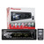 Pioneer DEHS6000BS CD/MP3 Bluetooth Receiver Aux Input USB Multicolor Illumination With Remote, 14 Gauge 50 Foot Speaker Wire, 2000 Watt 4 Channel Mosfet Amplifier, Kenwood 6X9" 3-Way Speaker 550W