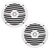 New Pair Rockford Fosgate 6.5-Inch Marine Baat Yacht Full Range Speakers, White RM0652