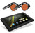Pyle Android 4.0 Bluetooth 3D Graphics Tablet,2 Pyle Orange Bluetooth Headphones