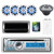 DS18 HYDRO MC18BT Single Din In-Dash CD/USB/Bluetooth/AM/FM/AUX Receiver, 4X NXL6 White 6.5" 2-Way Speakers w/ LED Lights, HYDRO-1100.4 4 Channels Amplifier, WAVESKIT8 Marine 8-Gauge Install Kit