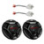 JVC CS-DR621 drvn DR Series 6.5" 2-Way Coaxial 300 Watt Max Power Automotive Speakers (Pair) with 2x Speaker Harness for select Chrysler/Dodge Vehicles