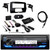 JVC KD-X38MBS Single DIN Marine MotorSports Bluetooth USB/AUX LED AM/FM Radio SiriusXM Ready Stereo Receiver, Antenna, Single DIN Stereo Install Kit for select Harley Davidson Motorcycles 2014 and Up