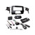JVC KD-X38MBS Single DIN Marine MotorSports Bluetooth USB/AUX LED AM/FM Radio SiriusXM Ready Stereo Receiver, Antenna, Single DIN Stereo Install Kit for select Harley Davidson Motorcycles 2014 and Up