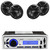 4 JVC 6.5" 300W 2Way Coaxial Car Speakers, Enrock Bluetooth USB AM FM Mp3 Radio