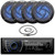 Pyle PLRMR27BTB Single DIN Marine Bluetooth USB/AUX MP3 Player AM/FM Radio In-Dash Stereo Receiver, 4x 5.25" 180W Max 2-Way Waterproof Low Profile Slim Style Blue LED Black Speakers, 22" Radio Antenna