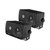 Pyle 3.5" Box Marine Speakers, 400W Amp, PLMRB29W Marine AUX USB Radio, Antenna (MPPK16243)