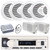 Pyle PLMRB29W2 Single DIN Marine Bluetooth USB/AUX MP3 Player AM/FM Radio Stereo Receiver, 4x 6.5" 150W Max Dual Cone White Speakers, 2x 3.5'' 200W Max Mini Box Speakers, 4 Channel Amplifier, Antenna