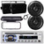 Pyle PLCD43MRB Single DIN Marine Bluetooth USB/AUX MP3 Player AM/FM In-Dash Head Unit Receiver w/White Cover, 2x 6.5'' 120W Max Dual Cone Speakers, 2x 3.5'' 200W Max Indoor/Outdoor Speakers, Antenna