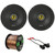 4x Kicker 6-3/4" 600 Watt Speakers, Metra Harness, Enrock 14 AWG 50 Ft Wire (R-40CS674-1-72-4568)