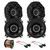 4X Kicker D-Series 4" 120 Watt Speakers, 2X Wire Harness, Enrock 16G 50Ft Wire (R-43DSC404-2-72-4568)