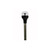 Attwood Lightarmor Plug-In All-Around Light - 20" Aluminum Pole - Black Horizontal Composite Base W/Adapter (R-64386)