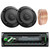 Pioneer Receiver Bluetooth CD USB AUX, Kenwood 2x 6.5" Speakers, 50 Ft 18G Wire (R-DEHX6900BT-1-KFC1665S)