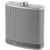IHOME iBT12SC Rechargeable Flask-Shaped Bluetooth(R) Stereo Speaker with Custom Sound Case (Silver) (R-IHMIBT12SC)