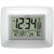 LA CROSSE TECHNOLOGY WS-8119U-IT-W Atomic Digital Clock with Indoor/Outdoor Temperature (White) (R-LCRWS8119UITW)