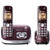 PANASONIC KX-TG6572R DECT 6.0 2-Handset Cordless Phone System (R-PANKXTG6572R)