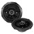 4x Kicker 43DSC6504 6.5" 240 Watt Max Power 2-Way 4-Ohm Car Audio Coaxial Speakers, 4x 5.25" or 6.5" Speaker Bracket Adaptors, 2x Speaker Wire Harness, Speaker Wire (Fits 1995-2009 GM Vehicles)