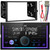 JVC KW-X850BTS Double DIN Mechless Bluetooth USB/AUX AM/FM Radio Digital Media Car Audio Stereo Receiver, Double DIN Stereo Install Kit, Wiring Harness, Antenna Adapter (Fits 2000-2008 GM Vehicles)