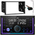 JVC KW-X850BTS Double DIN Mechless Bluetooth USB/AUX AM/FM Digital Media Car Audio Stereo Receiver, Double DIN Stereo Installation Kit, Wiring Harness, Antenna Adapter (Fits 1994-2005 GM Vehicles)