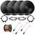 4x Pioneer TS-G1620F 6.5" 300 Watt Max Power 2-Way Coaxial Car Audio Speakers, 4x Speaker Mounting Bracket Adaptor, 2x Speaker Wire Harness, 16 Gauge Speaker Wire (Bundle Fits 1995-2009 GM Vehicles)