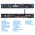 Pyle PDA7BU Bluetooth USB/AUX MP3 Player/SD FM Radio Home Audio Theater Black Amplifier Receiver, 4x Enrock EKMR408B 4" 30W Max Power 3-Way Indoor/Outdoor Black Speakers, 50 Feet 16 Gauge Speaker Wire