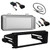 Metra 99-9600 Single-DIN Stereo Installation Kit, Enrock EHC98-13 Protective Weather Shield Radio Cover, Enrock EKMR1 Flexible 22" Radio Antenna, Handlebar Control Interface (Fits 98-2013 HD)