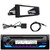 JVC KD-T92MBS Single DIN Marine MotorSports Bluetooth USB/AUX CD Player AM/FM Radio Stereo Receiver, Antenna, Single-DIN Stereo Installation Kit Fits 1998-2013 Harley Davidson Motorcycles Models