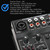 Pyle 3 Channel DJ Controller USB Audio / Sound Mixer Recording Interface with XLR and 3.5 mm Microphone Jack, Line In RCA, Rechargeable Battery, Mix Monitoring, for Professional / Beginners - PAD15MXU