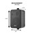 2x Enrock EKMR408B 4" 30 Watt Max Power 3-Way Indoor/Outdoor Black Speakers