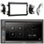 Blaupunkt Orlando 750 6.9" Touchscreen Double DIN Bluetooth USB AM/FM Radio Car Audio Receiver, Double DIN Installation Dash Kit, Wiring Harness (Bundle Fits Select 2004-up Ford Vehicles)