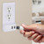 Pyle Black Smart USB Charge Power Outlet Frame Cover Wall Plate Black