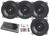 4x Infinity Primus 5.25" 2-Way Speakers, Infinity 4-Channel Amplifier + Kit