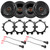 4x JBL CLUB 6.5" 300-Watt Club Series 2-Way Coaxial Car Speakers, with 4x Enrock Speaker Mounting Brackets, 4x Speaker Wire Harness