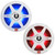One Pair (QTY 2) Of JBL Club 82 8" OEM Replacement 450 Watt Peak Power 2-Way High-Performance Boat RGB LED Speakers with White and Gray Grilles