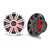 Kicker 45KM84L 8" 300 Watt Max Power 2-Way Coaxial RGB LED Boat Speakers W/Charcoal and White Grilles (Pair)