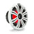 Kicker 45KM84L 8" 300 Watt Max Power 2-Way Coaxial RGB LED Boat Speakers W/Charcoal and White Grilles (Pair)