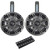 Kicker PowerSports Black Weatherproof Tower Enclosures 6.5" Charcoal Marine OEM Speakers - 1 Pair
