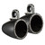 Kicker PowerSports Black Weatherproof Tower Enclosures 6.5" Charcoal Marine OEM Speakers - 1 Pair