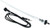 JVC KD-X38MBS Single DIN Marine Motorsports USB Bluetooth AM/FM Stereo Receiver with Wired Remote Control, Satellite Radio Tuner Kit, 56" Radio Antenna (White)