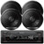 Infinity Alpha 100 Single DIN Bluetooth USB/AUX SD MP3 Player FM Radio Digital Media Car Audio Receiver, 4x Pioneer TS-G1620F 6.5" 300 Watt Max Power 2-Way Coaxial Automotive Speakers