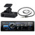 Marine MotorSports Single-DIN USB AUX Digital Media Stereo Receiver with Bluetooth & AM/FM Radio, Kenwood Drive Recorder Dash Camera, Enrock Universal 22" Wire Antenna